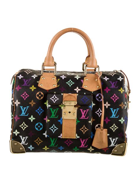 louis vuitton monogram multicolore speedy 30 satchel handbag